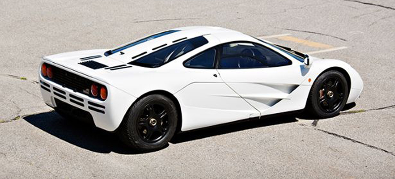 Illustration for article titled This Unique White McLaren F1 Could Sell For $14 Million